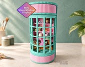 Miniverse Store Display Window: Magical Miniature Sweet Shop Standing or Wall Hung Diorama Set of 5 Pieces