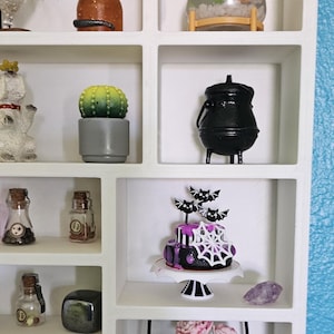mini display shelf for collectibles and miniverse/minibrand collectibles