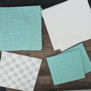 MISPRINTS Miniverse Checkerboard Paintable Floor Panel - Connect To Form Any Configuration. HoneyDukes and Other 1:6 Scale Miniature Sets
