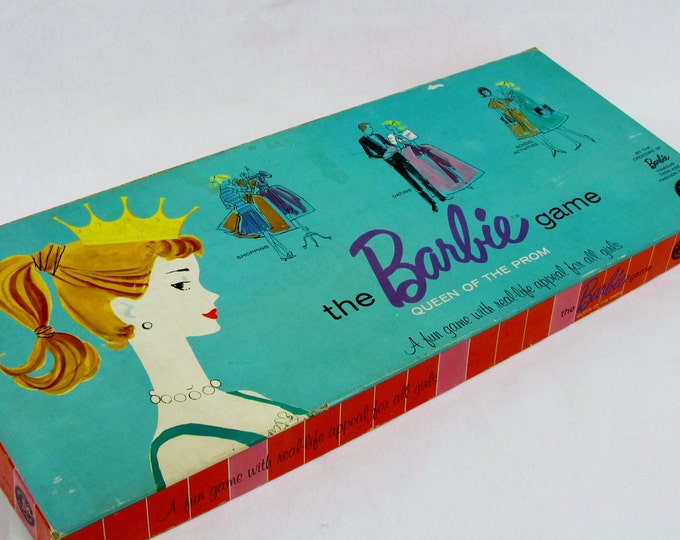 Vintage 1960 Barbie Prom Queen Board Game, Complete and Ready to Play ...