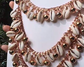 shells and bells bracelet/ Anklet