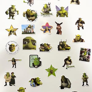 Shrek Sticker Pack 50-100Pcs