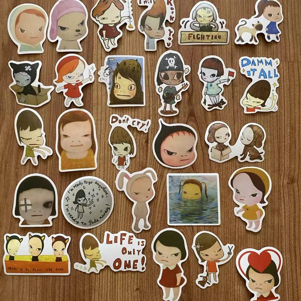 Yoshitomo Nara Stickers 50Pcs