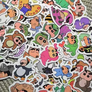 Anime Crayon Shinchan Stickers 103Pcs