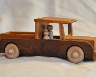 Walnut and Cherry Pickup Truck