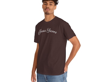 Jesus Saves T-Shirt | Evangelistic Christian Unisex Tee