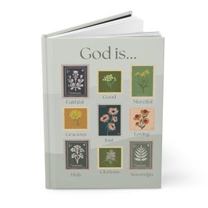 Attributes of God Hardcover Journal, God is Journal, Matte Finish, Christian Religious Diary, God Journal, Religious Journal, Bible Journal