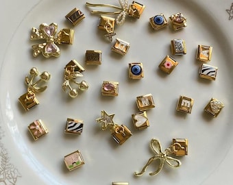 350+ Gold Italian Charms For Bracelet Selection, Pick your Charms, 9mm Italian charms, Bulk Italian charms, Italian charm bracelet