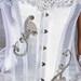 white tulle corset