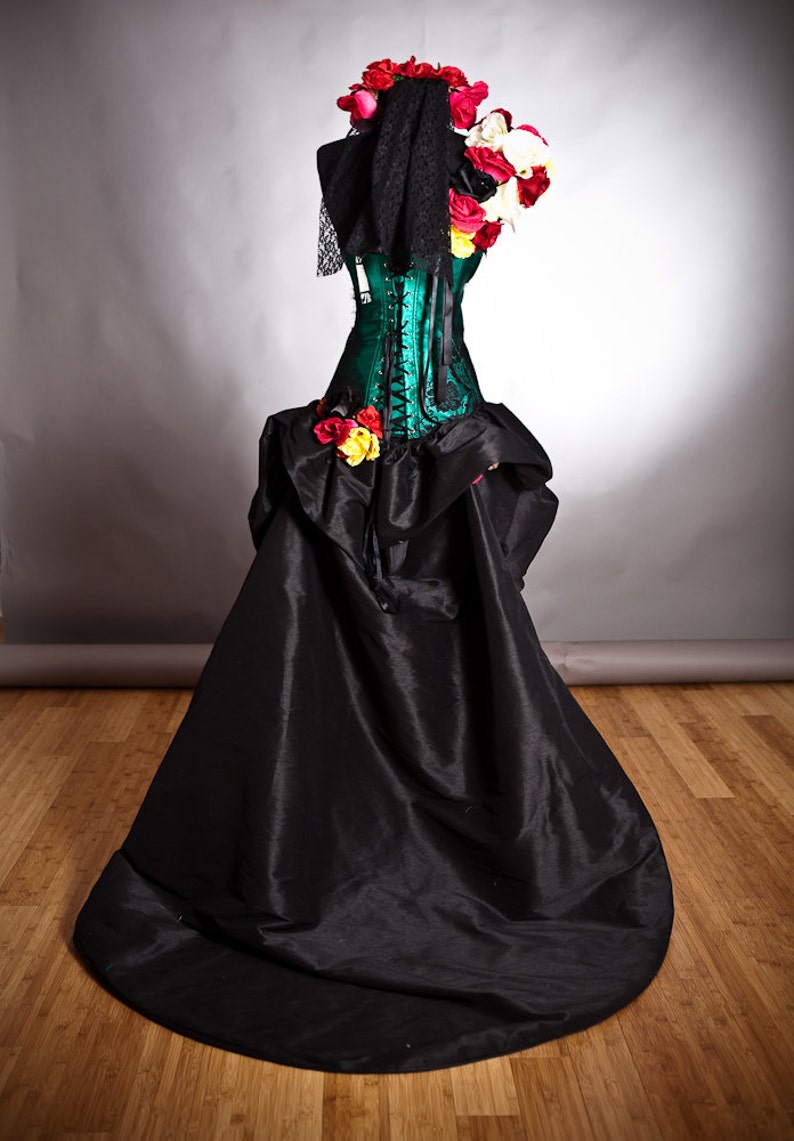 Custom Size Green and Black Lace Burlesque Prom Dress With Etsy