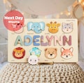 Personalized Wooden Name Puzzle for Kids, Montessori Toy, First Birthday Gift,Baby Boy Girl and Gift, Toddler Learning Toy, Baby Shower Gift