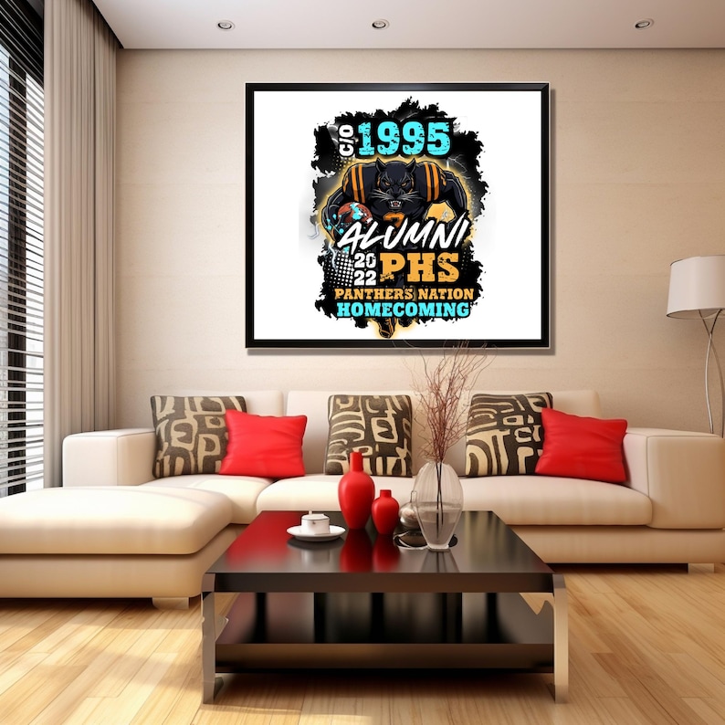 Alumni Reunion Football Design File, Football T Shirt Design, Canva Template, Sublimation, DTF School Spirit