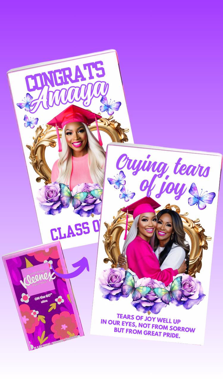 Graduation Pocket Tissue for Canva Editable Template Tissue Bundle ...