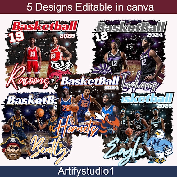 Senior Basketball Senior Night Template Canva Personalized t Shirt Senior Night Editable photo