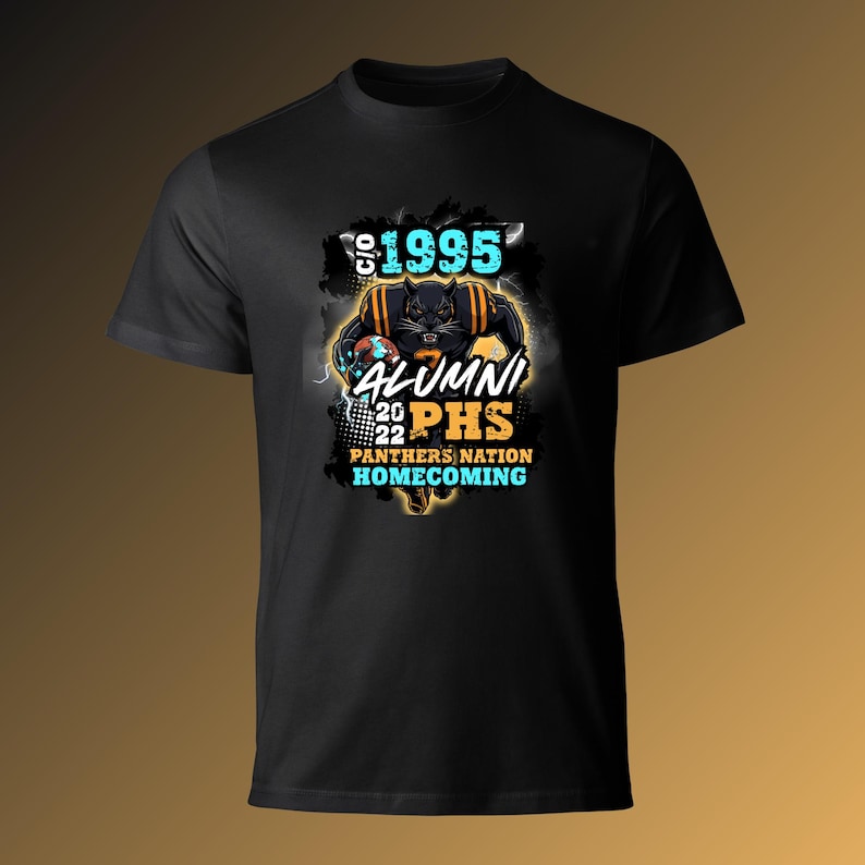 Alumni Reunion Football Design File, Football T Shirt Design, Canva Template, Sublimation, DTF School Spirit