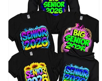 2026 Senior Shirt Sticker Png Class Of 2026 Big Senior Shirt Design Graduation Png, High School, Shirt Hoodie Sticker,