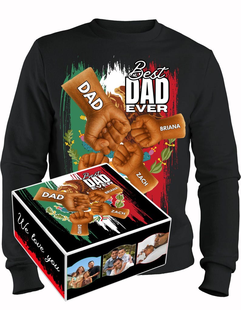 Fathers Day Gift Box Shirt Template for Canva Shirt Gift Box Design ...