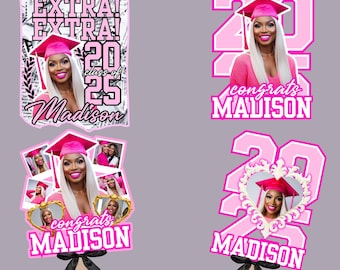grad fan paddle Custom Grad Fan, Canva Editable,Paddle Fan Bundle, Drag And Drop Canva, 2025 Grad, Graduation Favors, Shirt Design
