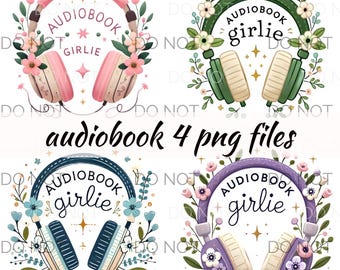 Audiobook Clipart Png Commercial Use bookish clipart Audiobook Girl