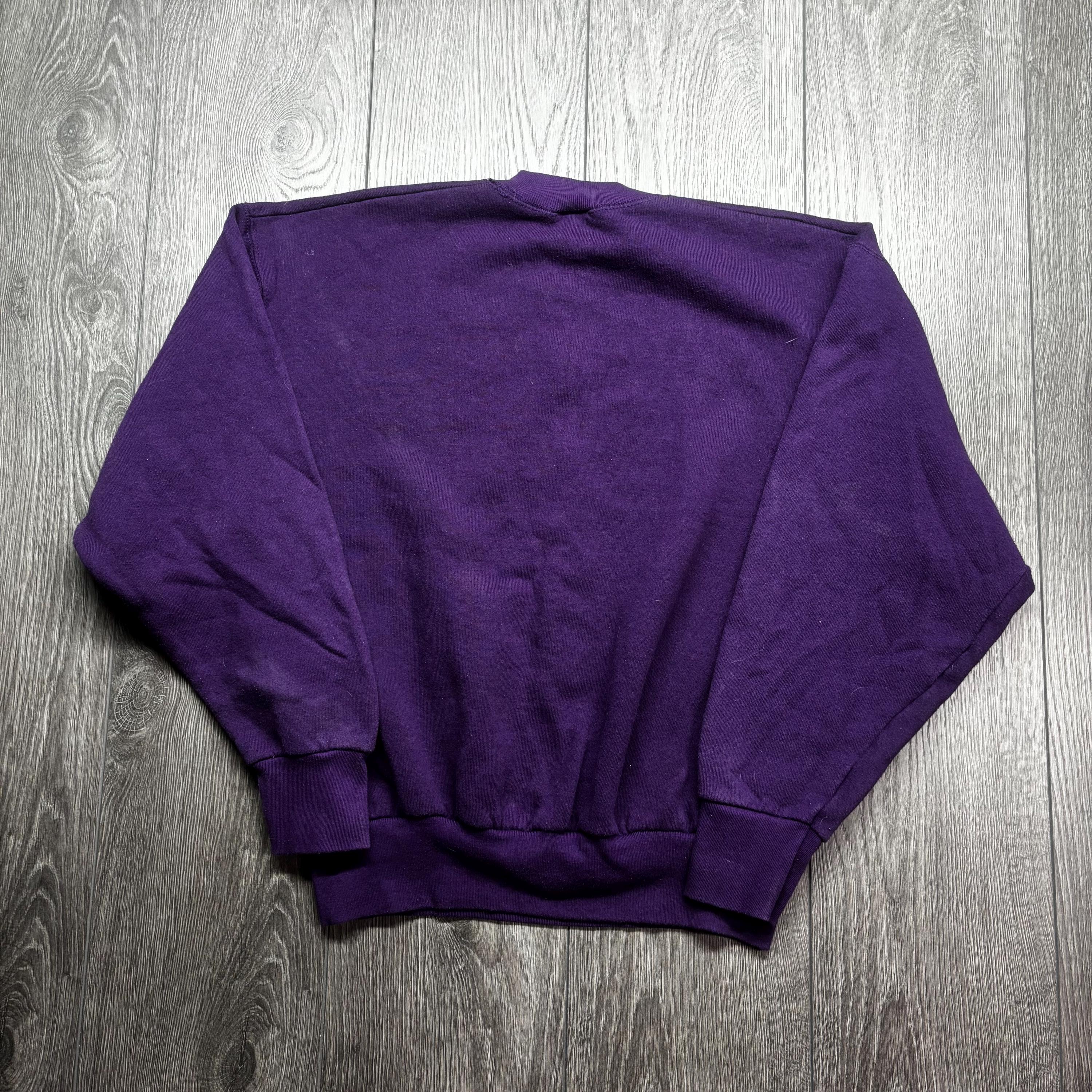 Vintage Organ Donner Heaven Sweatshirt 1990s Purple Large Sweater