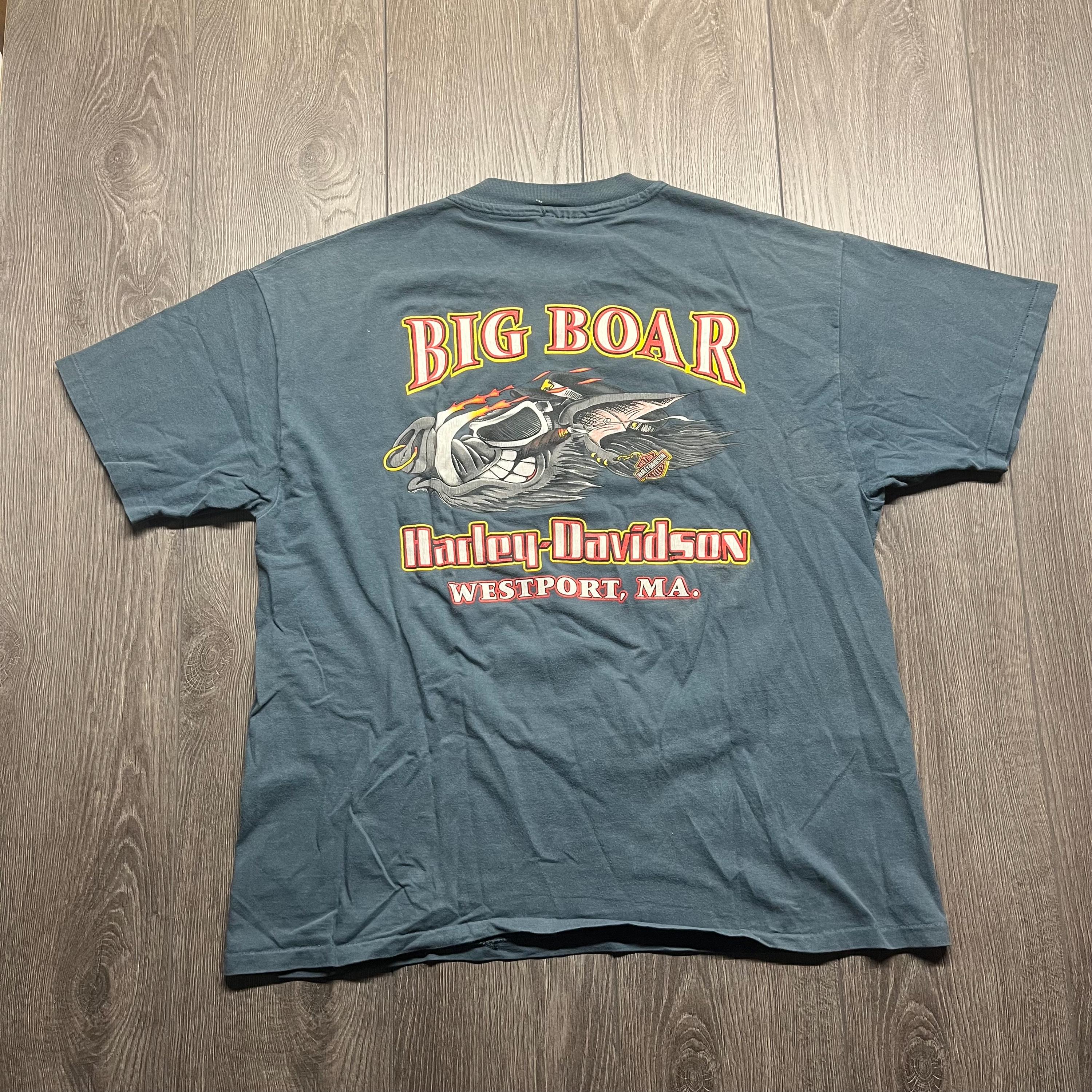 シ*ト様 90's～Harley-Davidson Chrome Fever T Vintage Harley Davidson Chrome Fever 1994 Biker Single Stitch T