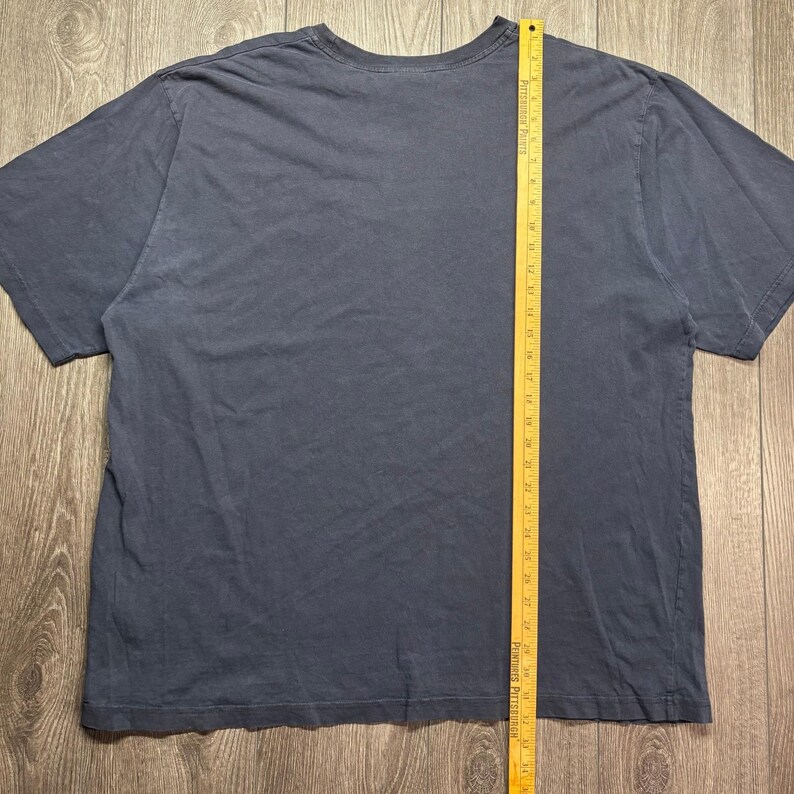 Koszulka męska Nike Swoosh Vintage XXL w kolorze granatowym z haftowanym okrągłym dekoltem Y2k zdjęcie 6