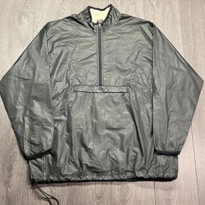 Vintage Nike 1990s Embroidered Windbreaker Jacket XXL 2XL Extra Large Sports Streetwear Black Faded