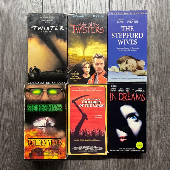 Horror Movie Scary VHS Lot Thriller Twister Night of the Twisters