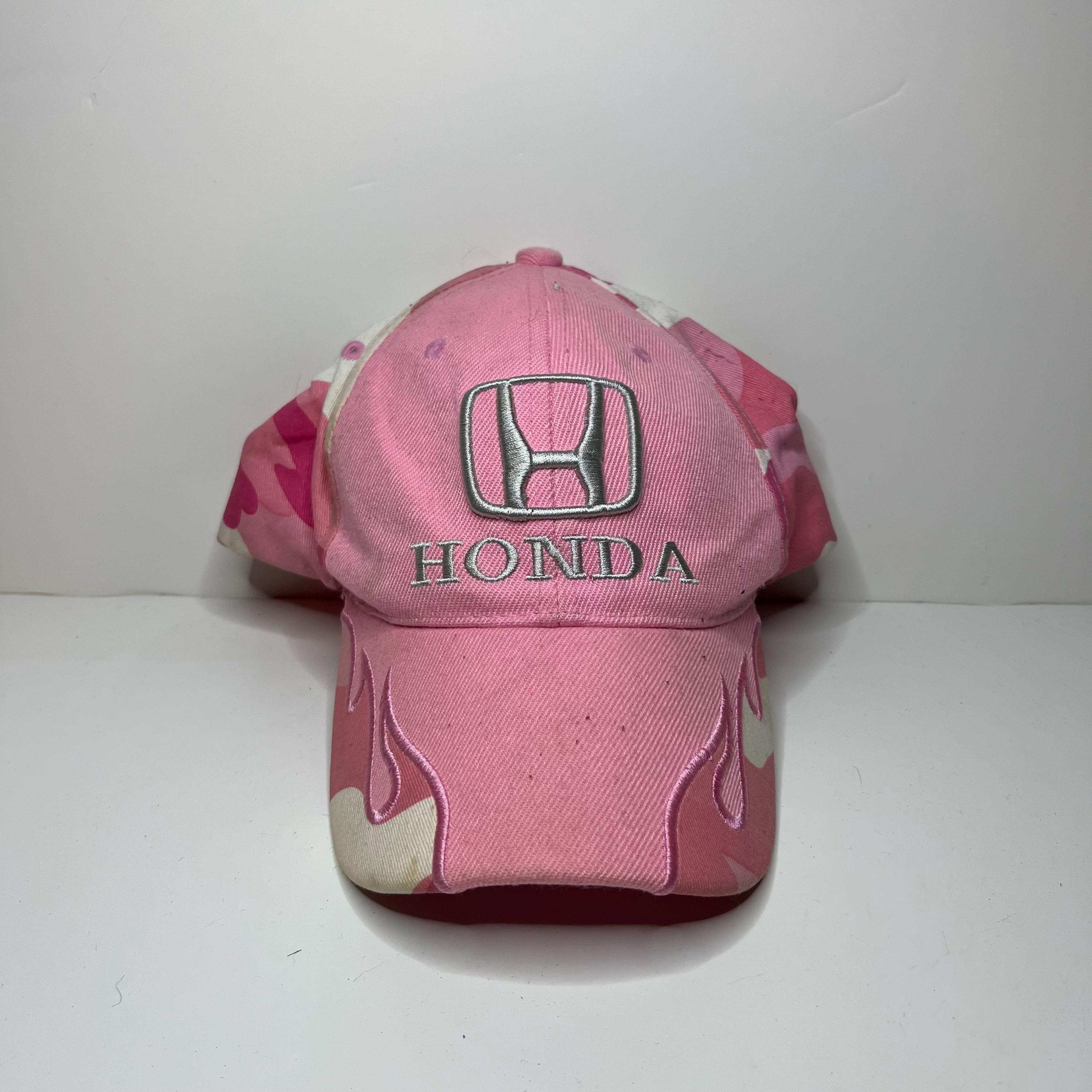 帽子 [0] PING WHITE PINK FLOWER STYLE Y2K 00s Diputer Pink Y2k Aesthetic Bow Graphic Retro Hat Women Cute