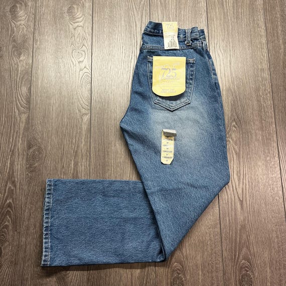 Vintage 725 Originals Baggy Boot Cut Blue Denim Jeans 32 X 30