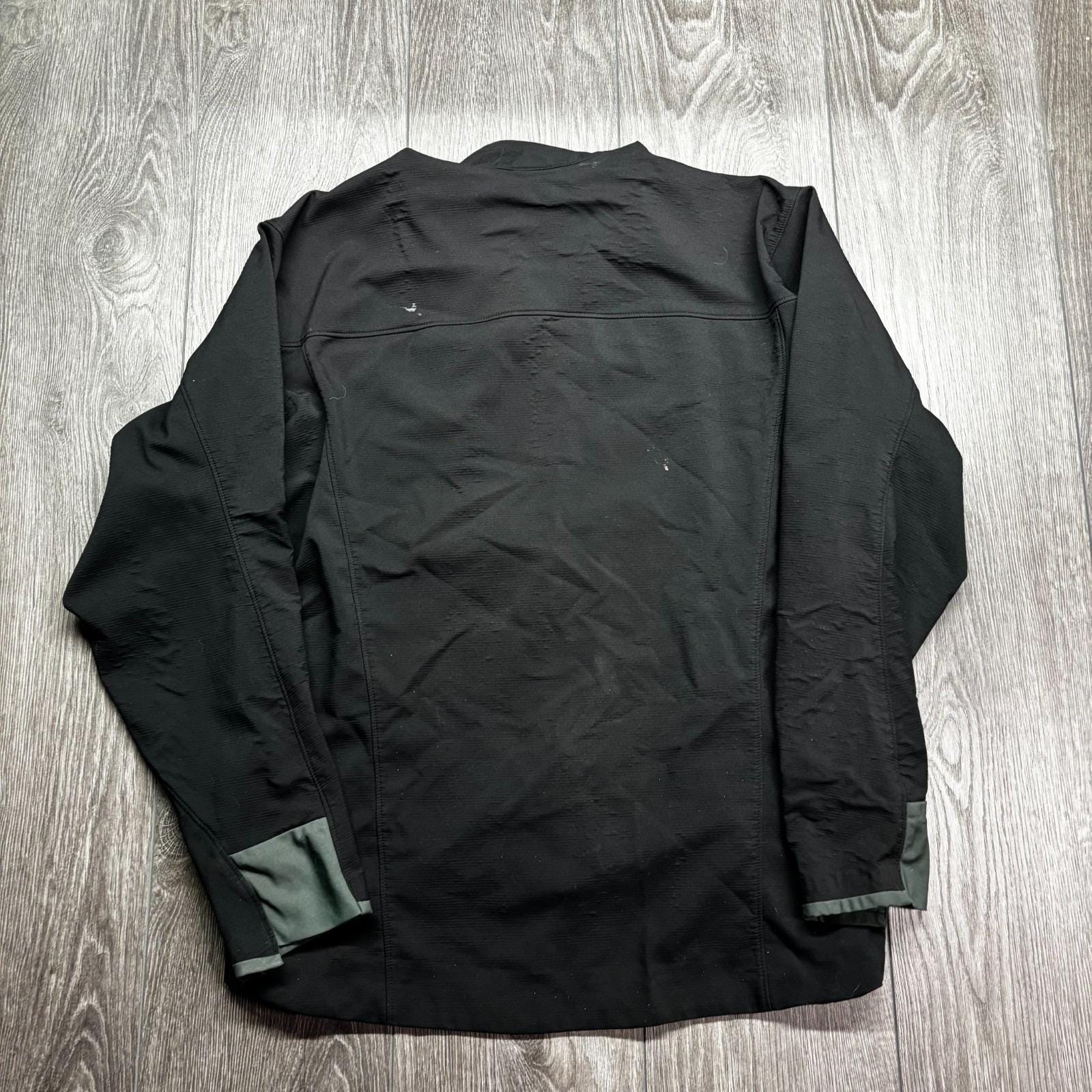 Arcteryx Epsilon AR Jacket Mens Medium Black Soft Shell Full Zip