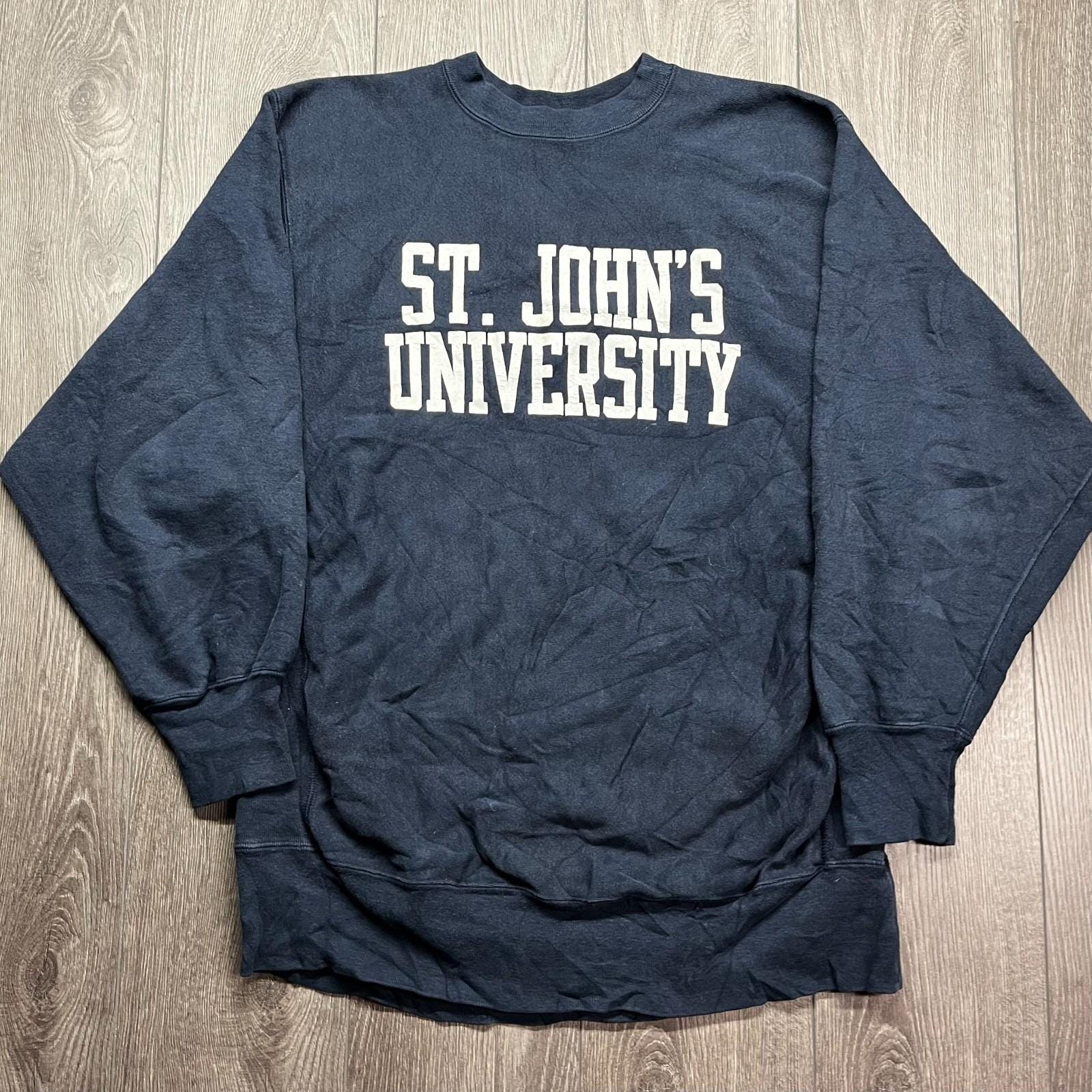 Vintage 80s Champion Reverse Weave Sweatshirt ST Johns Sweatshirt