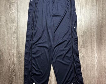 Nike Team Toronto Maple Leafs Tearaway Pants Navy Blue Youth Large L 16/18 NHL