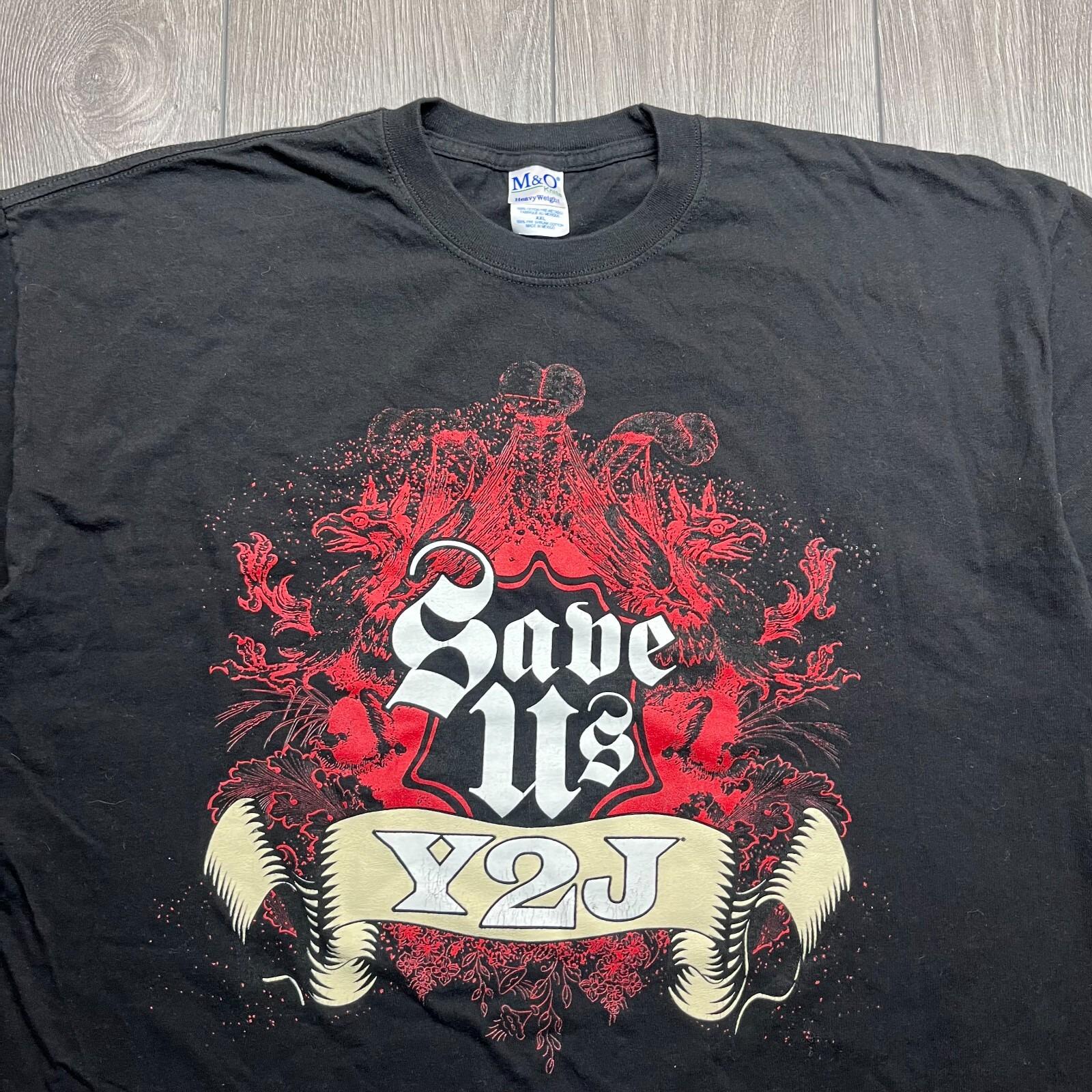 Vintage WWE Chris Jericho Shirt Mens XXL 2XL Black Y2k 90