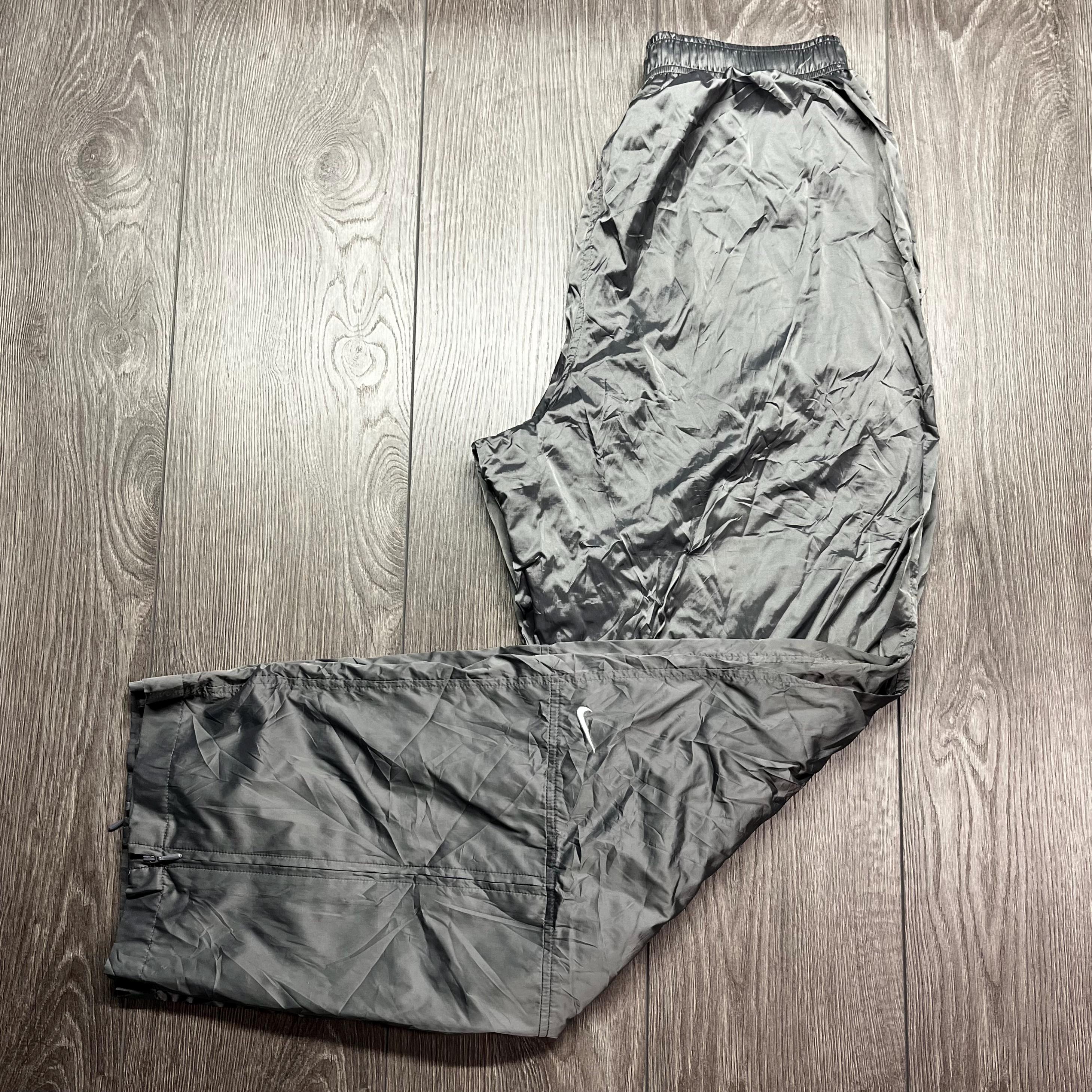 パンツ 90s adidas buggy wide nylon pants y2k M Vintage Y2K Adidas Womens Medium Three Stripe Lined Nylon