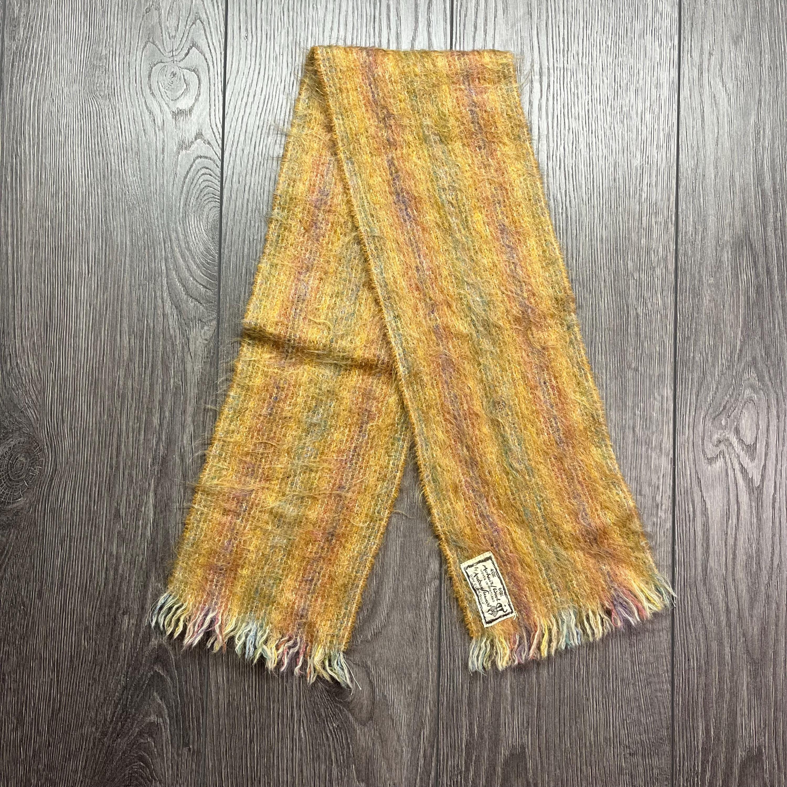 スコットランド製1969年に購入。Andrew Stewart社モヘアショール Andrew Stewart - Etsy