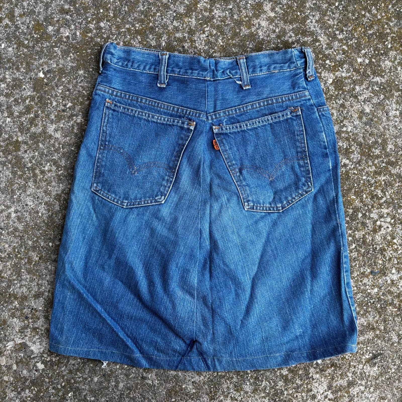 Vintage Levis Skirt - Etsy
