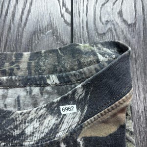 Mossy Oak Break-Up Infinity Camo L Pocket Shirt Mens Hunting Tee Brown Green Y2k image 8