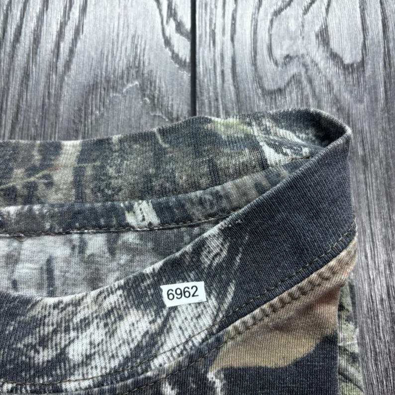 Mossy Oak Break-Up Infinity Camo L Pocket Shirt Mens Hunting Tee Brown Green Y2k image 8