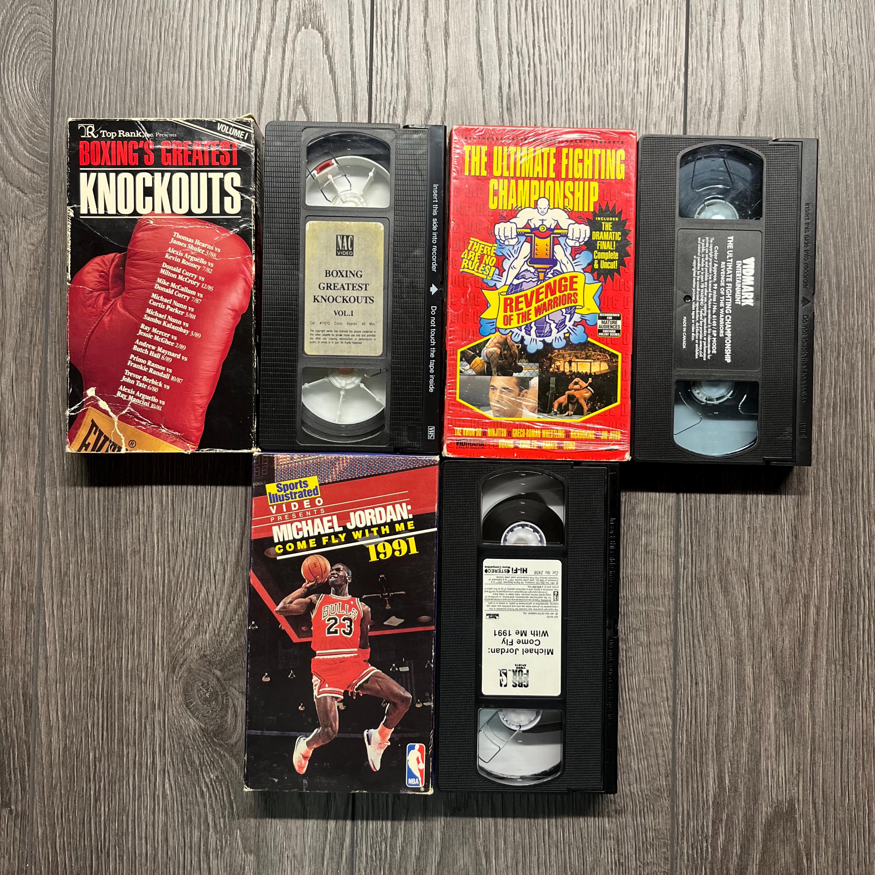 VHS Lot Sports UFC Ultimate Fighting Championship Revenge of the