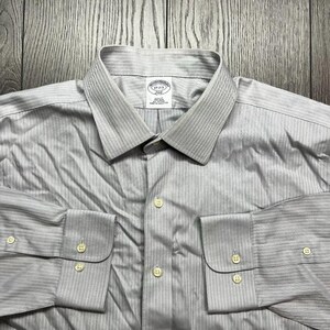 brooks brothers 346 dress shirt Brooks Brothers BR621037 346 Regular Fit No-Iron Pinpoint Dress Shirt