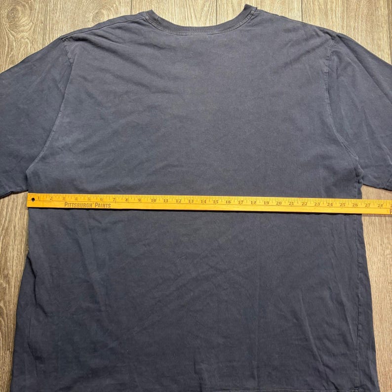 Koszulka męska Nike Swoosh Vintage XXL w kolorze granatowym z haftowanym okrągłym dekoltem Y2k zdjęcie 7