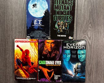 Classique VHS ET Tmnt Teenage Mutant Spiderman Snake Eye Horizon de l'événement