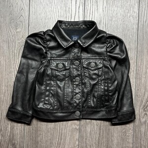 Vintage Gap Leather Jacket - Etsy Canada