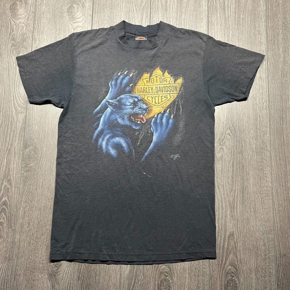 ド*ド様 Harley-Davidson × 3D Emblem ヴィンテージT 3D Emblem Harley Davidson T-Shirt V-Twin Eagle Shirt Vintage