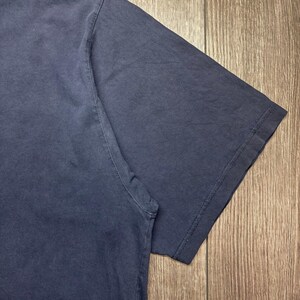 Koszulka męska Nike Swoosh Vintage XXL w kolorze granatowym z haftowanym okrągłym dekoltem Y2k zdjęcie 3