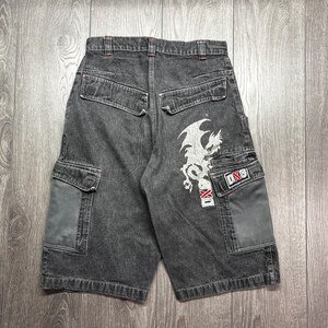 Vintage Request Dragon Dx6 Denim Jean Shorts Wide Leg Skater Jorts