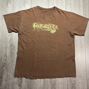 Vintage Fox Racing Y2K T-Shirt Brown XL Extra Large Unisex Streetwear Motocross