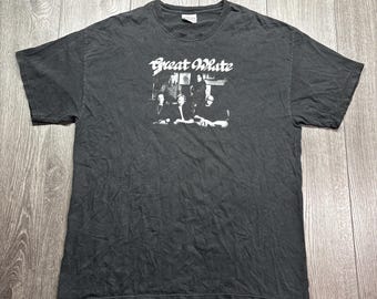 Vintage Great White Band T shirt XL Black Rock n Roll Rocker Y2k 1990s