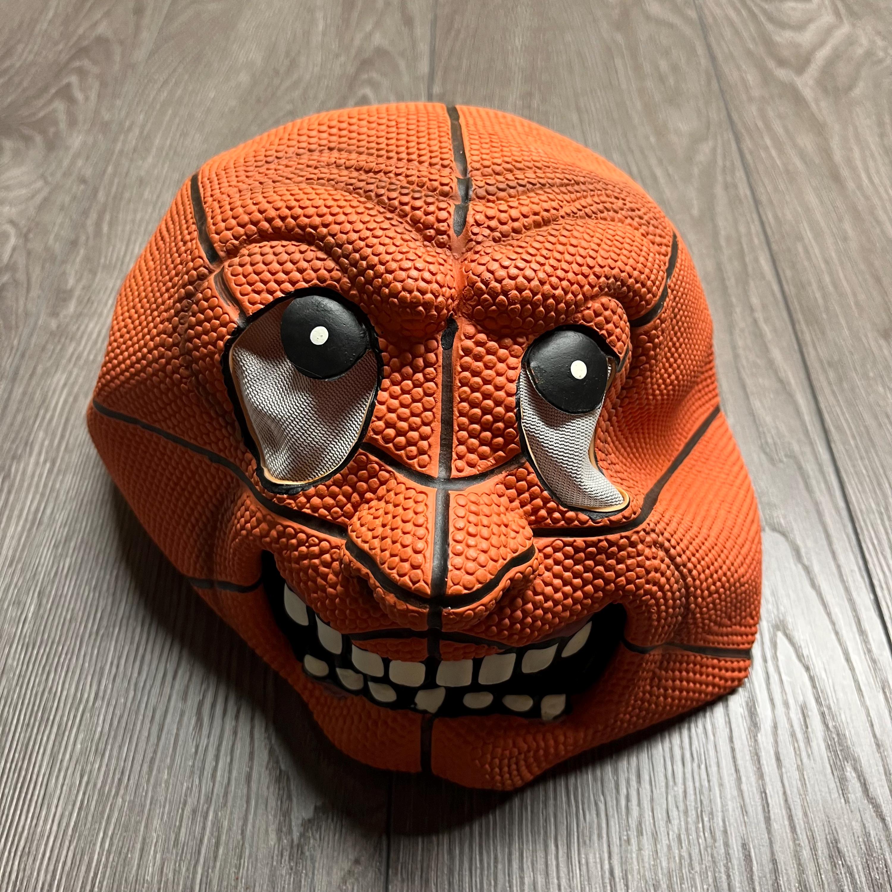 非売品 Madsaki マッドサキ alienegra mask ポストカード Vintage Halloween Mask Alien Mad Basketball Head Goblin